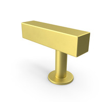 Kitchen Cabinet Handle Knob Rectangular Bronze PNG & PSD Images