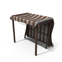 Striped Medieval Awning PNG & PSD Images