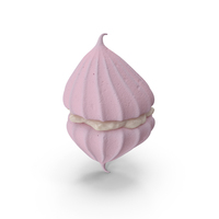 Meringue Pink with Vanilla Filling PNG & PSD Images