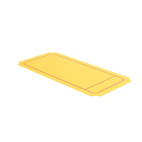 Yellow Ticket PNG & PSD Images