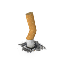 Extinguished Cigarette Butt PNG & PSD Images