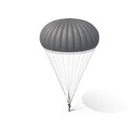 Military Pilot with Parachute PNG & PSD Images