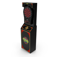 Arcade Style Electronic Dartboard Machine PNG & PSD Images