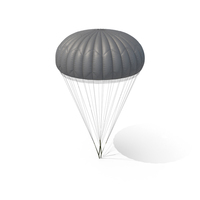 Dome Gray Parachute PNG & PSD Images