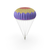 Round Color Parachute PNG & PSD Images