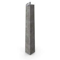 Concrete Hitching Post With Ring PNG & PSD Images