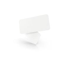 Business Cards Round Corner Blank White PNG & PSD Images