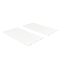 Business Cards Straight Corner Blank White PNG & PSD Images