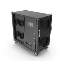 Mobile Industrial Cooling Black PNG & PSD Images