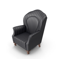 Black Imperatrice Armchair PNG & PSD Images