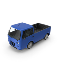 Kei Truck Concept Retro Style Blue PNG & PSD Images