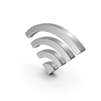 Silver WiFi Symbol PNG & PSD Images