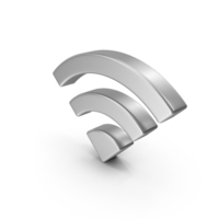 Silver WiFi Symbol PNG & PSD Images