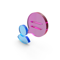 User With Chat Bubble Icon PNG & PSD Images