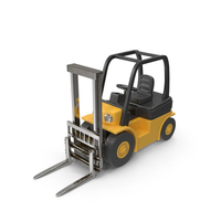 Cartoon Forklift PNG & PSD Images