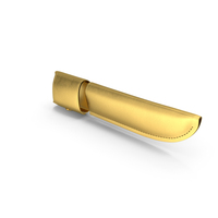 Gold Leather Knife Sheath PNG & PSD Images