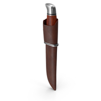 Hunting Knife In A Leather Sheath PNG & PSD Images