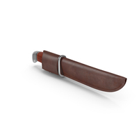 Hunting Knife in a Leather Sheath PNG & PSD Images