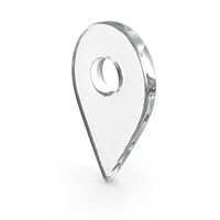 Glass Pointer Location Icon PNG & PSD Images