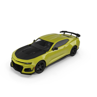 Chevrolet Camaro ZL1 2018 With Interior PNG & PSD Images