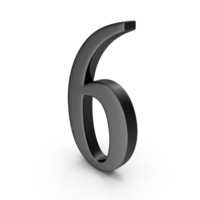 Number 6 PNG & PSD Images