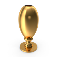 Long Gold Chinese Vase PNG & PSD Images