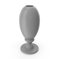 Long Grey Chinese Vase PNG & PSD Images