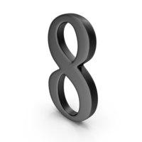 Number 8 PNG & PSD Images