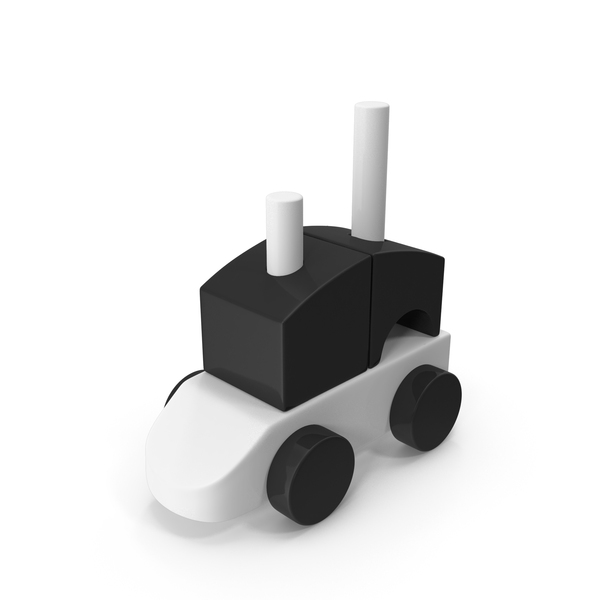 Black And White Plastic Train PNG & PSD Images
