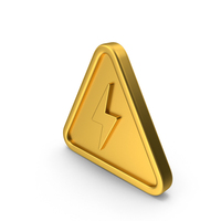 Gold Lightning Icon PNG & PSD Images