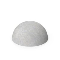 Concrete Hemisphere Bollard PNG & PSD Images