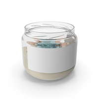 Open Glass Jar Candle PNG & PSD Images