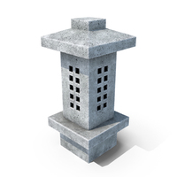 Japanese Stone Lantern PNG & PSD Images