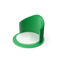 Display Podium In Green And White PNG & PSD Images