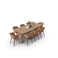 Dining Chair & Table PNG & PSD Images