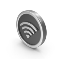 WiFi Icon Metal PNG & PSD Images