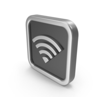 Metal WiFi Icon PNG & PSD Images