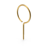 Gold Ring Head Screw PNG & PSD Images