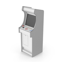 White Arcade Machine PNG & PSD Images