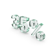 35% Glass Sign PNG & PSD Images