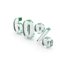 60% Glass Sign PNG & PSD Images