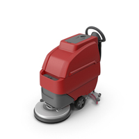 Floor Cleaning Machine Red PNG & PSD Images