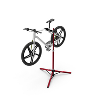 Bike on Repair Stand PNG & PSD Images