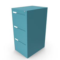 Blue Filing Drawer Cabinet PNG & PSD Images
