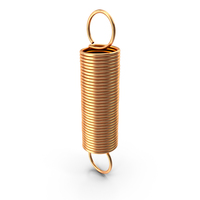 Thin Copper Spring PNG & PSD Images
