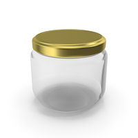 Glass Small Jar Empty PNG & PSD Images