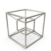 Silver 3D Printed Modern Art Object PNG & PSD Images