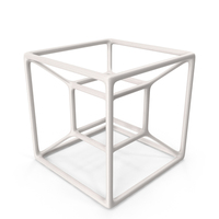 White 3D Printed Modern Art Object PNG & PSD Images