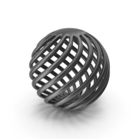 Black 3D Printed Modern Art Object PNG & PSD Images