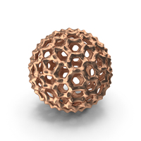Bronze 3D Printed Modern Art Object PNG & PSD Images
